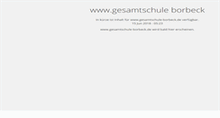 Desktop Screenshot of gesamtschule-borbeck.de